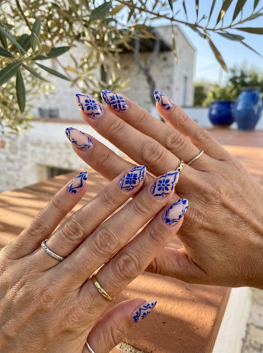Mediterranean Tile Nails
